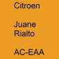 Preview: Citroen, Juane Rialto, AC-EAA.